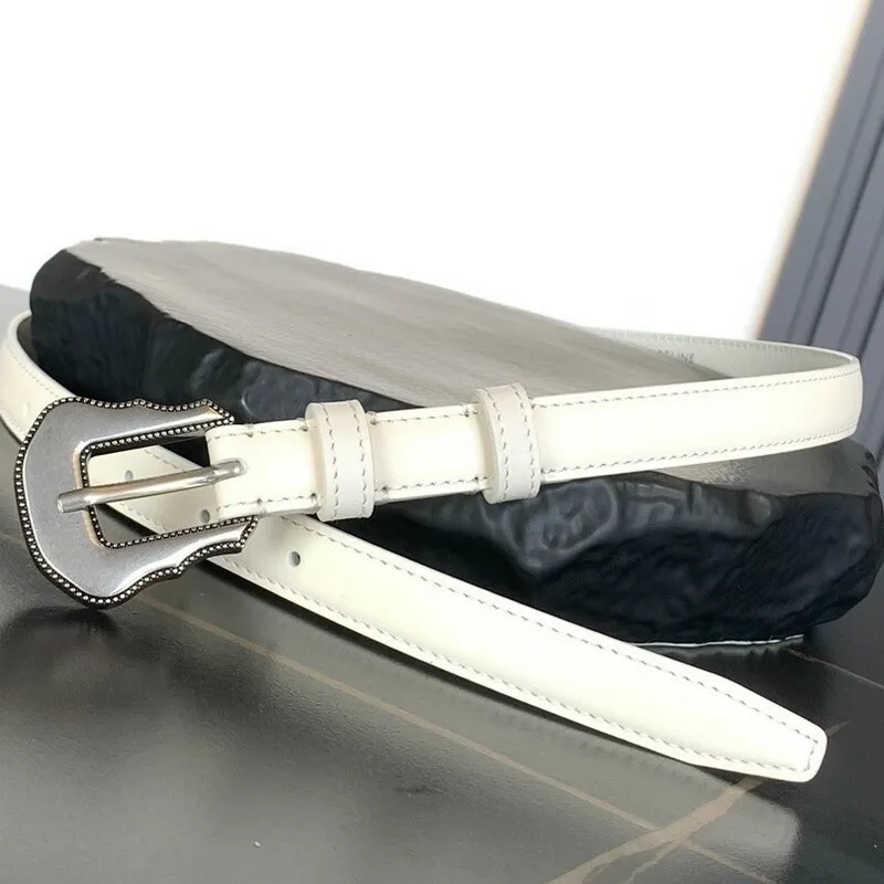 

Wide Needle Women's 1.8 full cowhide Belt Casual waist waist accessories belt with all girls jeans waist sash
