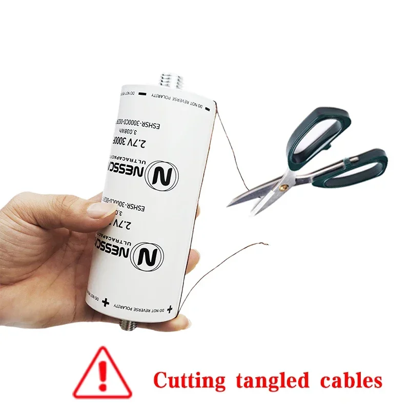 2.7V 3000F ultrszeroki kondensator moduł wysokoprądowy rozrusznik niskotemperaturowy, prostownik samochodowy, motorówka energia słoneczna wiatrowa