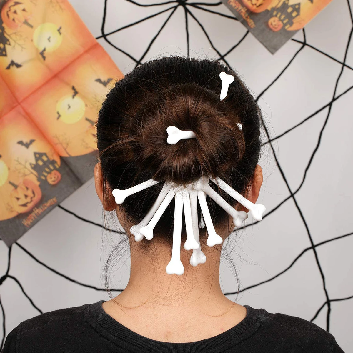 Botversiering Set 36 Stuks Lichtgewicht Plastic Botten Halloween Party Decoratie DIY Ketting Ambachtelijke Spookhuis Thema Rekwisieten