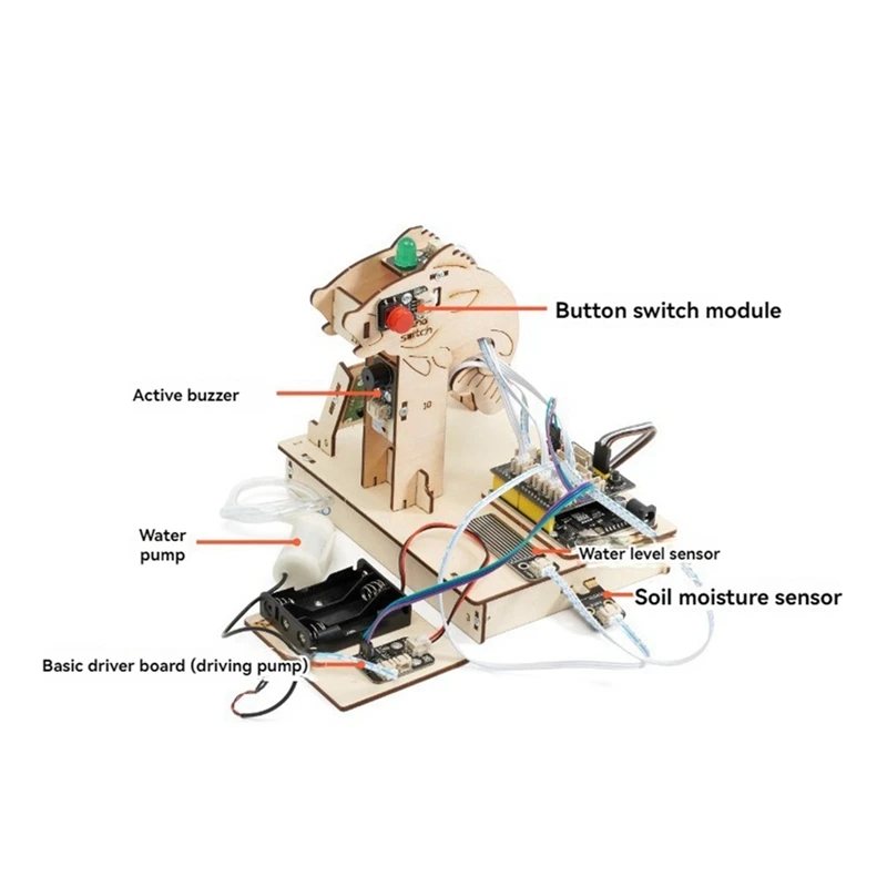 Smart Automatic Flower Watering System DIY Science Experimental Tool Kit With R3 Development Board For Learning Arduino