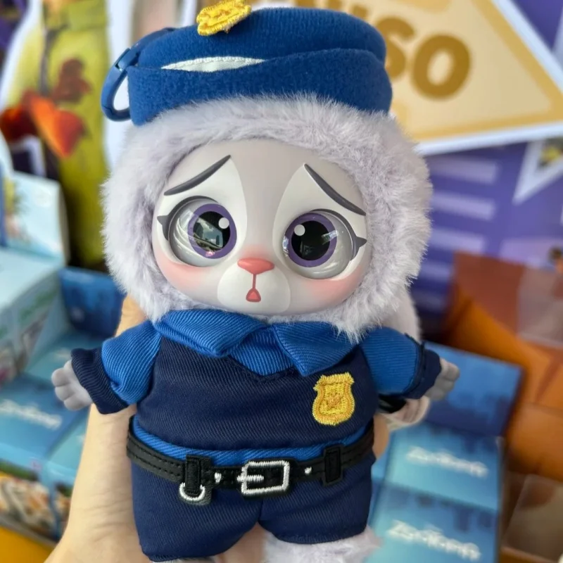 

Аутентичная слепая коробка Zootopia Vinly Judy Offcer Nick Bellwether Тюремная форма Judy Nick Bellwether Offcer Аниме Подвеска Игрушки