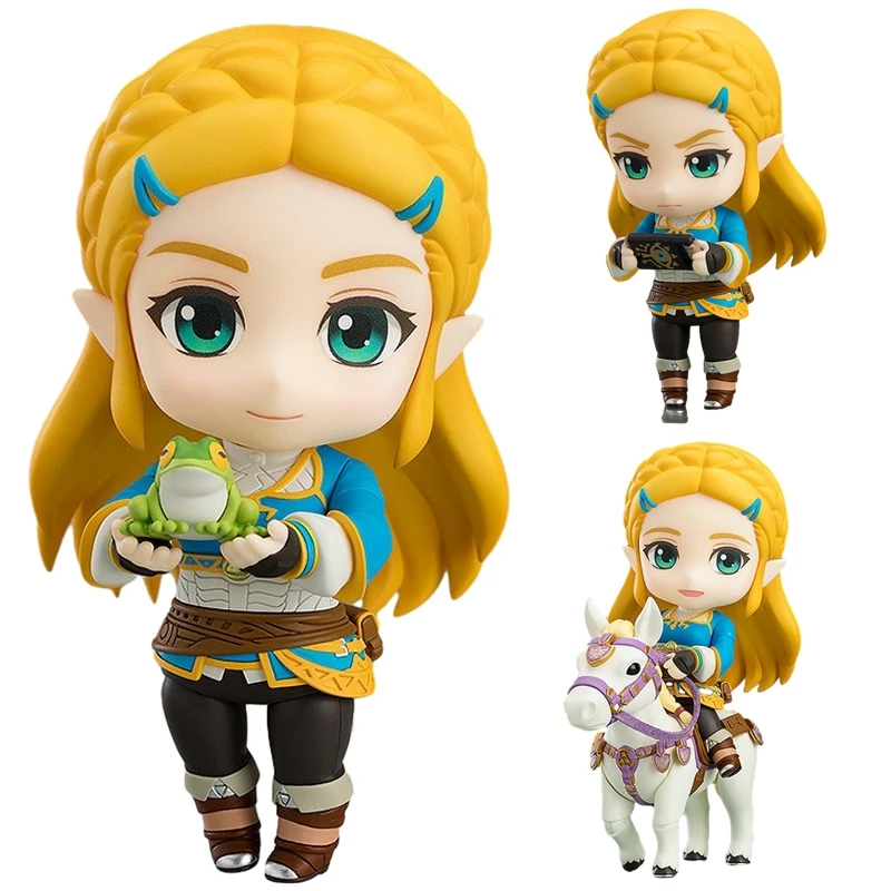 10 cm # Figura de acción de Zelda de la saga The Legend of Zelda: Breath of the Wild 1212 # Figura de Anime 733-DX, Modelo Coleccionable de PVC, Muñeco de Juguete