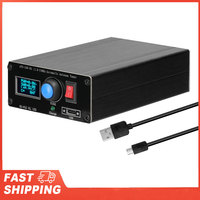 ATU-100-0A 1.8-55MHz/30MHz Mini Automatic Antenna Tuner OLED Display Aluminum Outcase with1800MAh Battery ATU Antenna Tuner