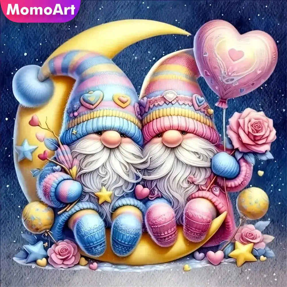 

Momoart Bear Алмазная мозаика животное полная круглая алмазная живопись лунная вышивка Новое поступление ручная работа хобби