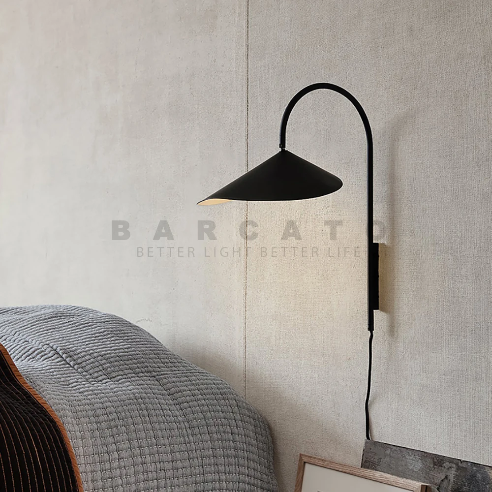 Italian Wall Lights Modern Adjustable Reading Lighting for Beside Bedroom Hotel Living Room Leaf  LED Lighting Home Decoration