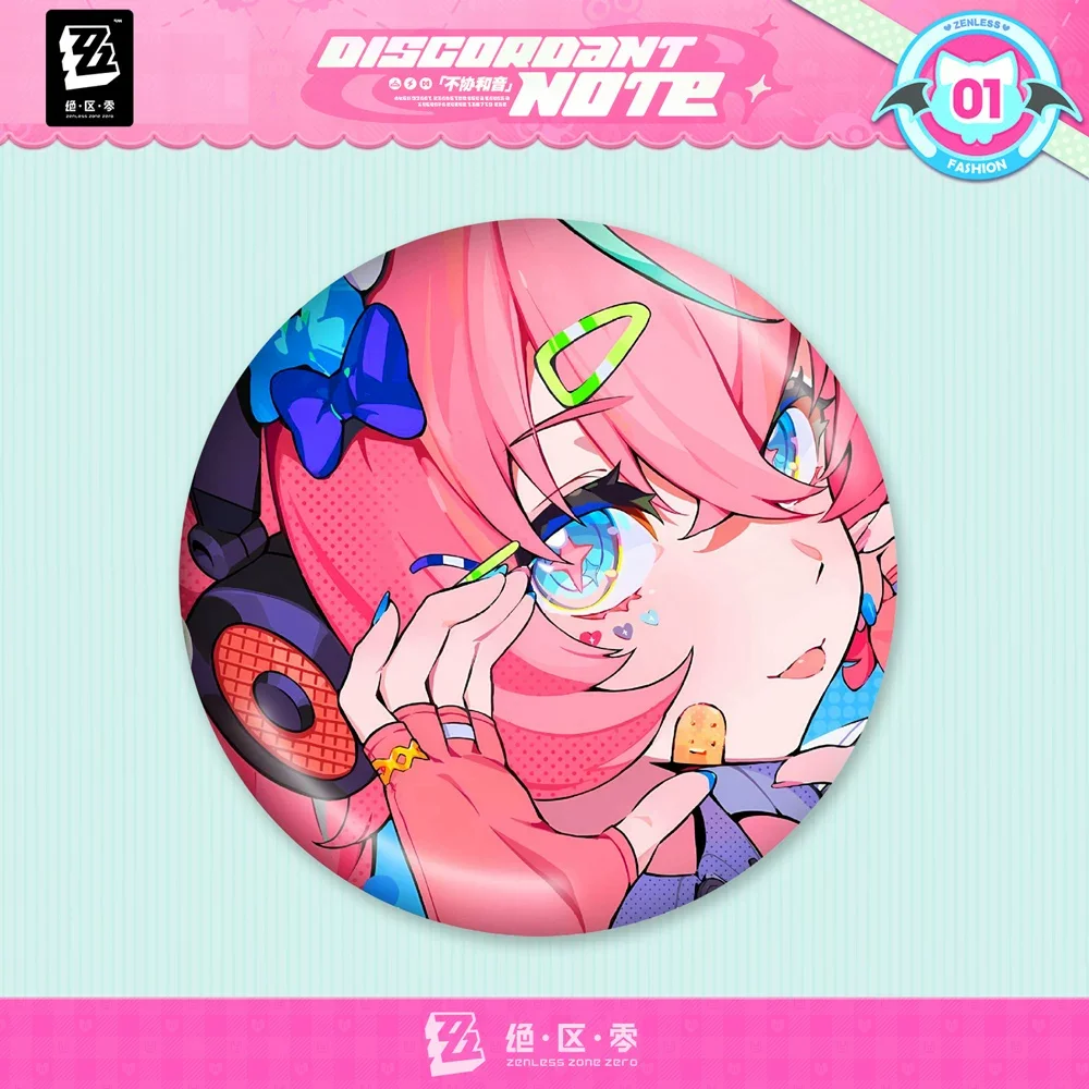 Anime Zenless Zone Zero New 15cm Acrylic Stand & 58mm Badge, Grace Howard, Spring Easter Decor for Table,keychain