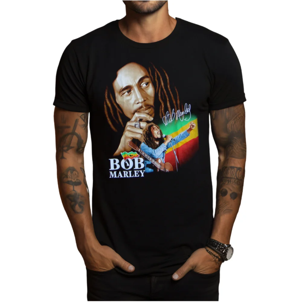 Camiseta da Black Bob Marley Reggae Band