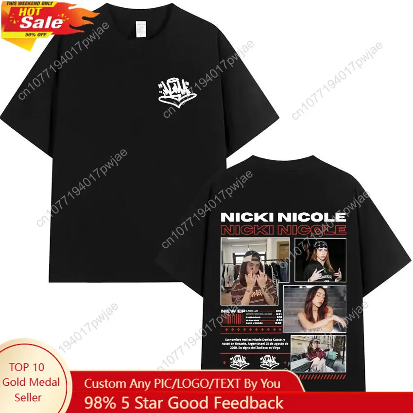 

Nicki Nicole Fashion T Shirts Harajuku High Quality Tee O-Neck Short Sleeve Cotton Mens Woman Cozy T-Shirts Gift Tops Streetwear
