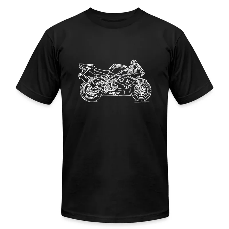 2024 Men Yamahas YZF-R1 1999 Motorbike Fan T-shirt Casual T Shirt Graphic Summer Short Sleeves 100% Cotton S-3XL