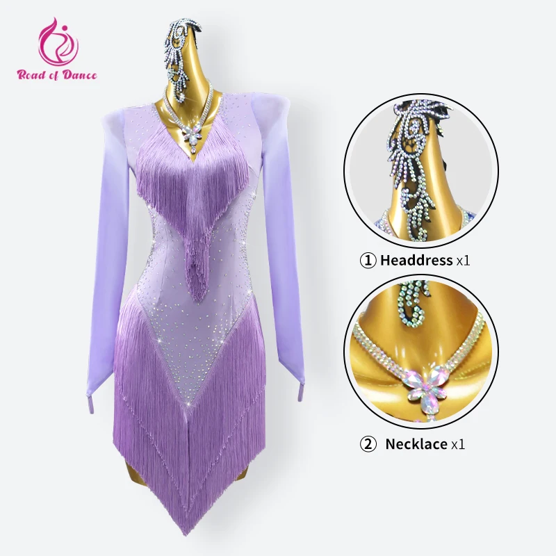 Vestido para mulheres roupas de prática de dança latina traje de festa de salão criança saia esportiva nova menina elegante sexy terno de desempenho de palco