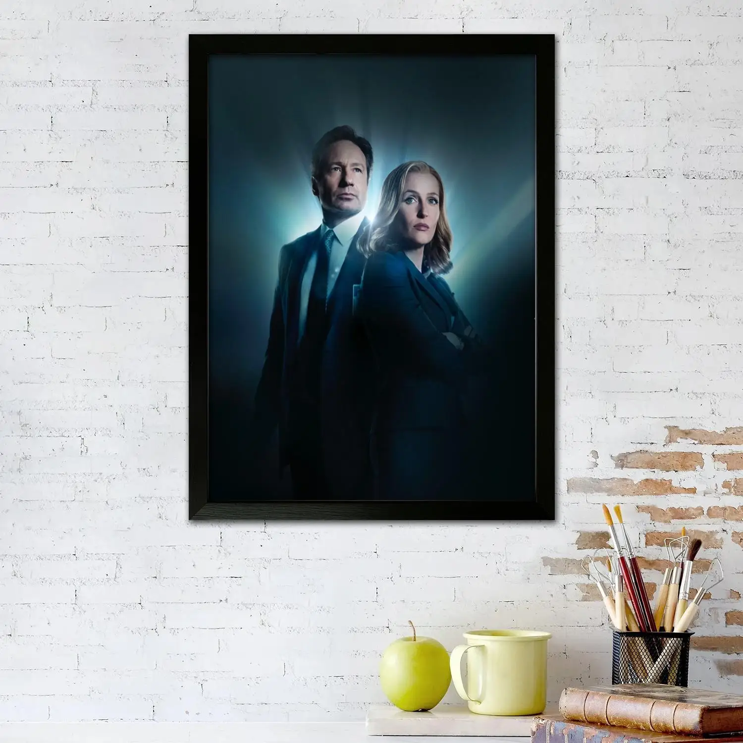 x files Canvas Art Poster and Wall Art, Picture Print, Modern Family Bedroom Decor,Decorative painting