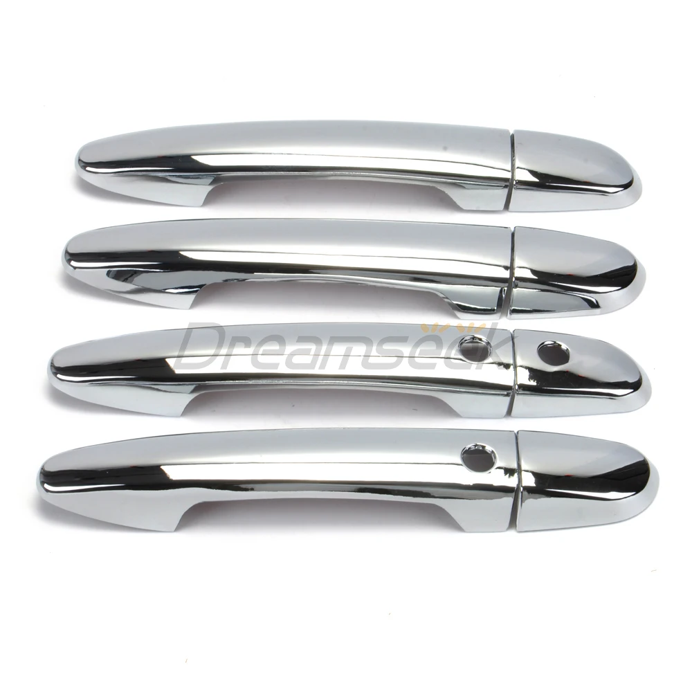 Chrome Door Handle Cover For Mazda 2 3 6 CX-3 CX3 CX-5 CX5 CX-9 CX9 2016 2017 2018 2019-2024 Molding Trim With 2 Smart keyhole