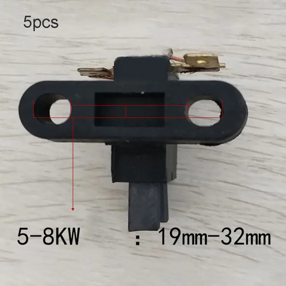 5PCS Carbon Brush Holder 2-3KW/5-8KW Generator Carbon Brush Holder Gasoline Generator Accessories