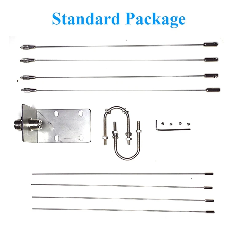 Antena Bracket Terra Redical para rádio móvel, estação base A, durável, RE-05, 10-1300MHz, SO239-SO239