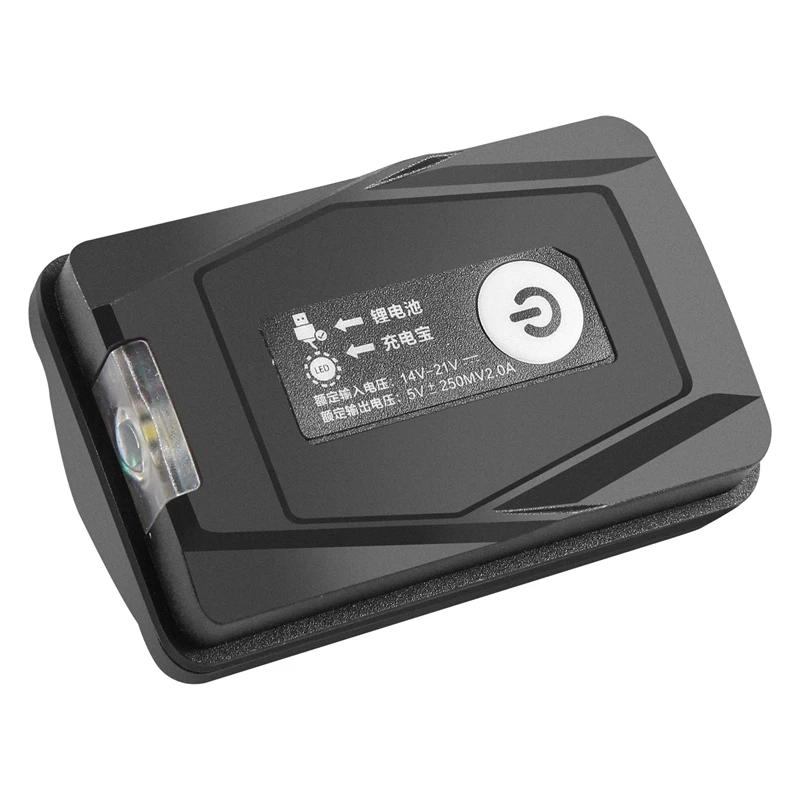 

Adapter Light Lamp Flashlight Torch USB Mobile Phone Charger For Worx Orange 4 Pin Socket 20V Li-Ion Battery Power Bank