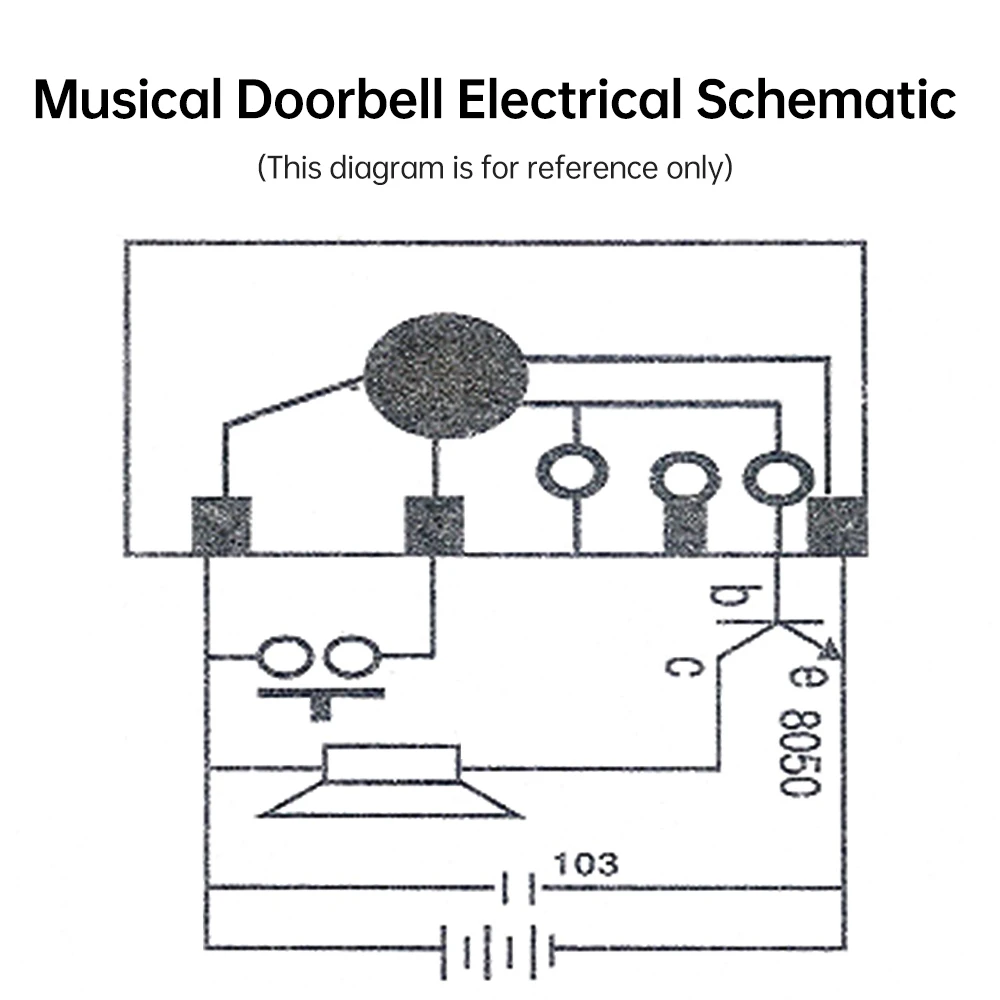 10 buah HS-088 modul suara pemicu nada tunggal Dingdong tiga bel pintu suara Chip suara IC DC 3 ~ 4.5V