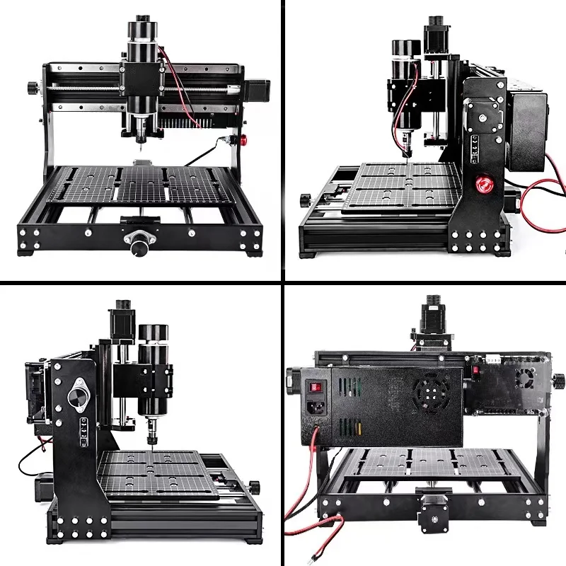 New 3020 plus CNC Wood Router with 500w Spindle GBRL Control Linear Guide High Precision Metal Engraving Milling Cutting Machine