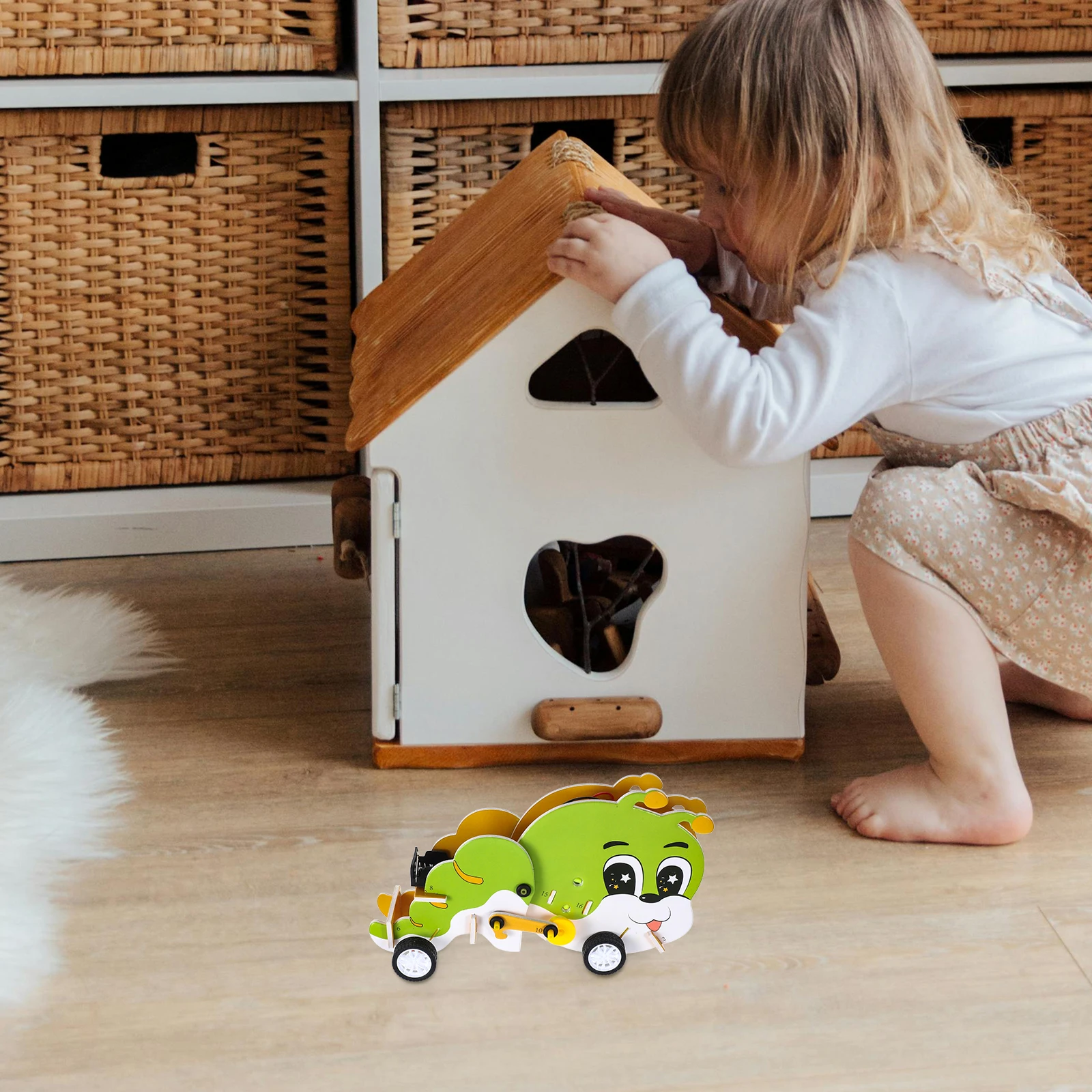 

Caterpillar Robot Kids Cars Plaything Baby Toy Cognitive Education Toys Children's Alloy