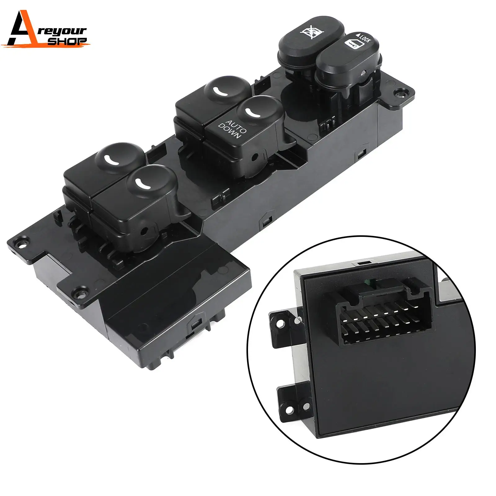 Areyourshop Master Power Window Switch Control For Hyundai I30 FD 2007 2008 2009 2010 2011 2012 93570-2L910 Car Auto Parts