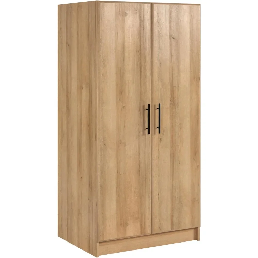 

Elite Tall Garage Storage Cabinet&Pantry Storage Cupboard, 2-Door Freestanding Bathroom or Pantry Cabinet withAdjustable Shelves