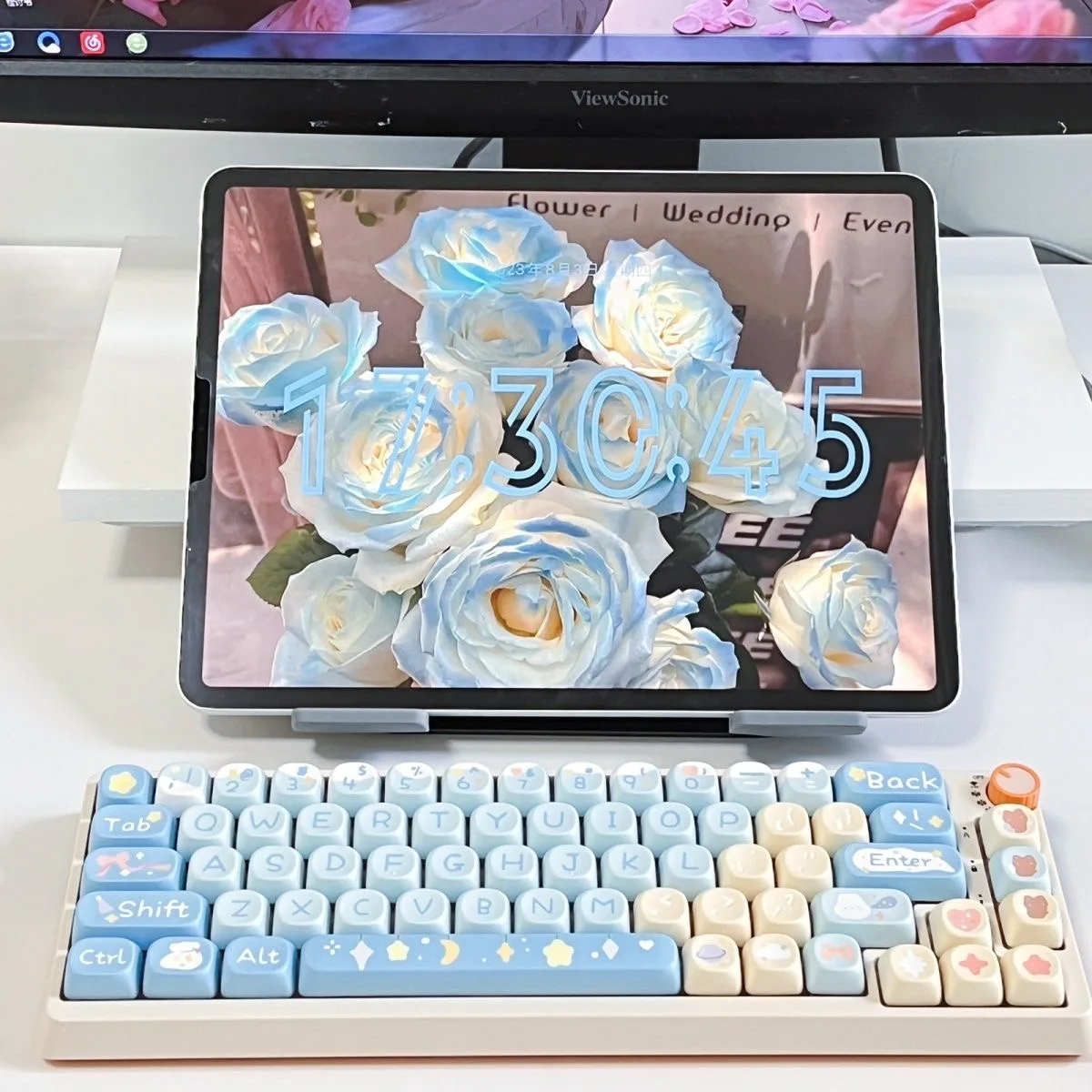 

MOA Profile Keycap Cute PBT Keycaps 140 Keys Cute Bear Key Cap Dye Sublimation Mechanical Gaming Keyboard Keycap MX Switch