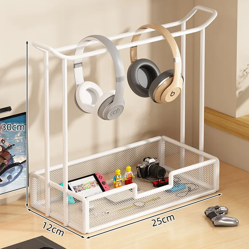 

Настольная подставка для наушников Head Mounted Headphone Stand Creative AirPods Max, держатель для наушников из металла, настольный органайзер для хранения, подставка для Casque