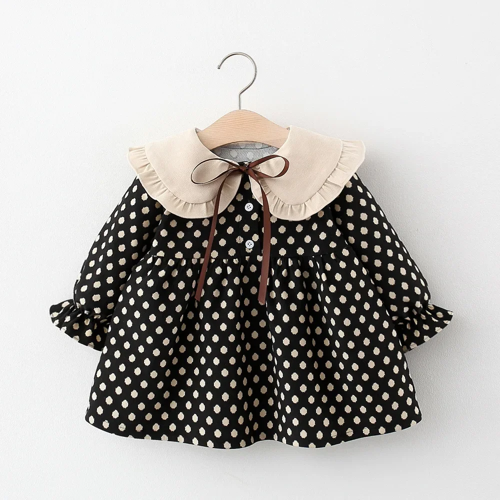 

Girls Clothes Toddler Dot Princess Dress for Girl 1 year Birthday Christmas Dresses Infant Baby Clothing Autumn Newborn Baby