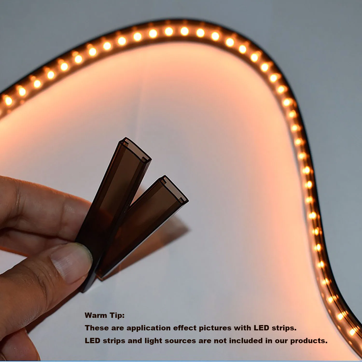 10-12mm Schwarzes Transluzentes Silikonrohr, Flexibler Wasserdichter Schutz für 2835/5050/1210 LED-Neonstreifen – Detail 4