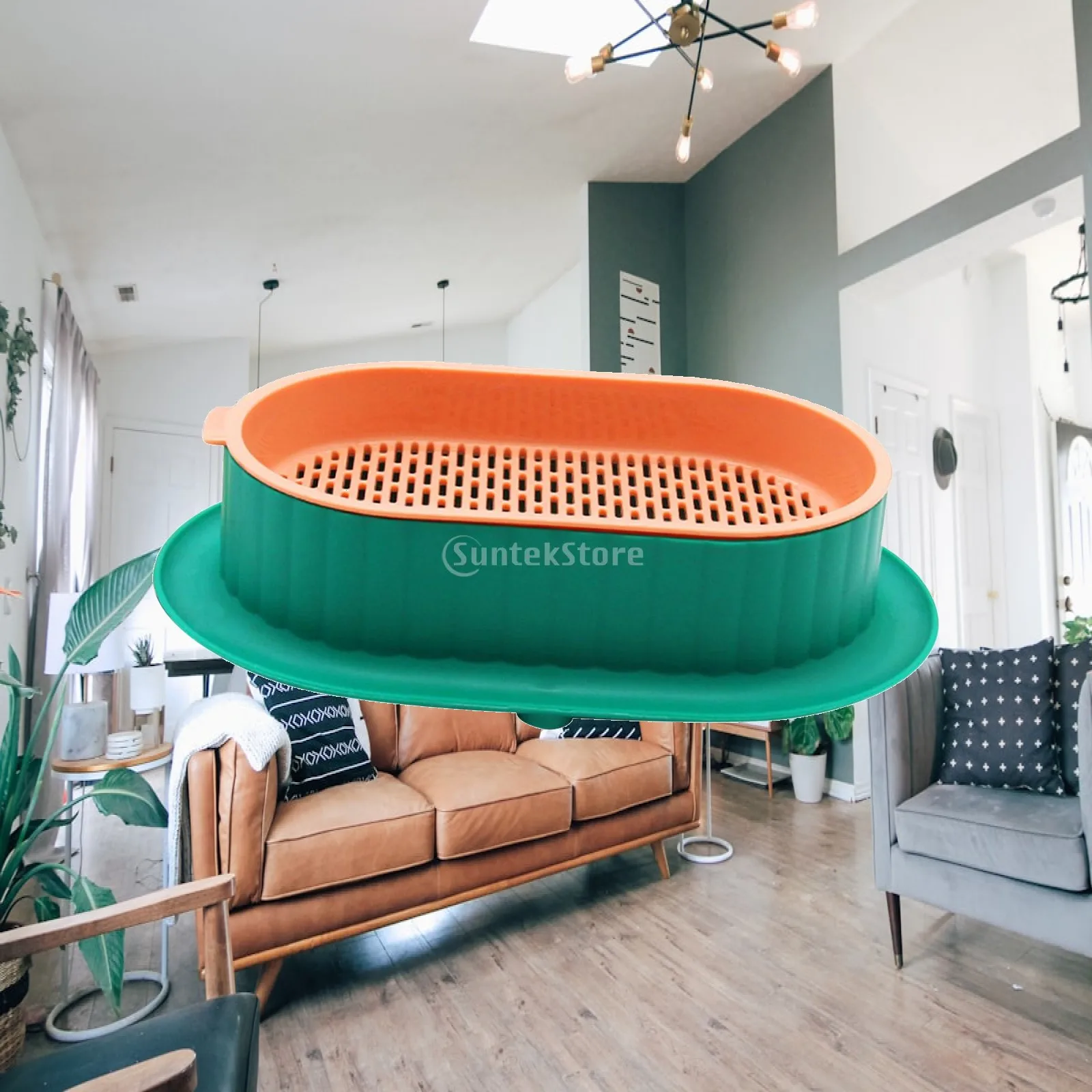 Catnip Grow Tray with Holes Reusable Catnip Tray Soilless Sprout Container for