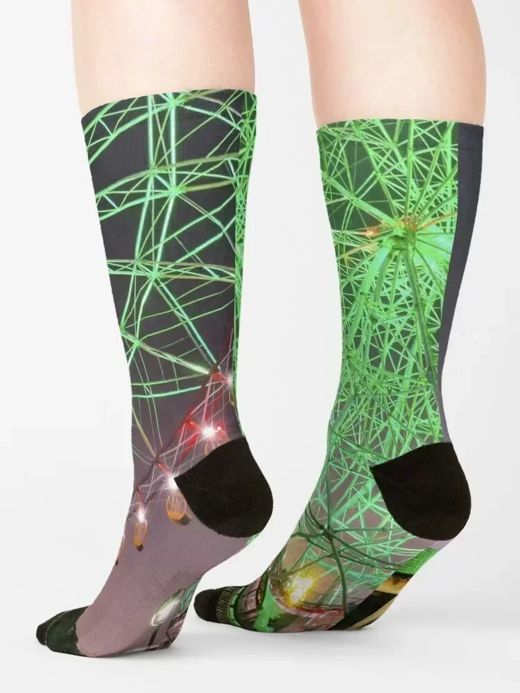 Ferries Wheel Socks christmas gifts Children's designer brand Christmas Women Socks Men's