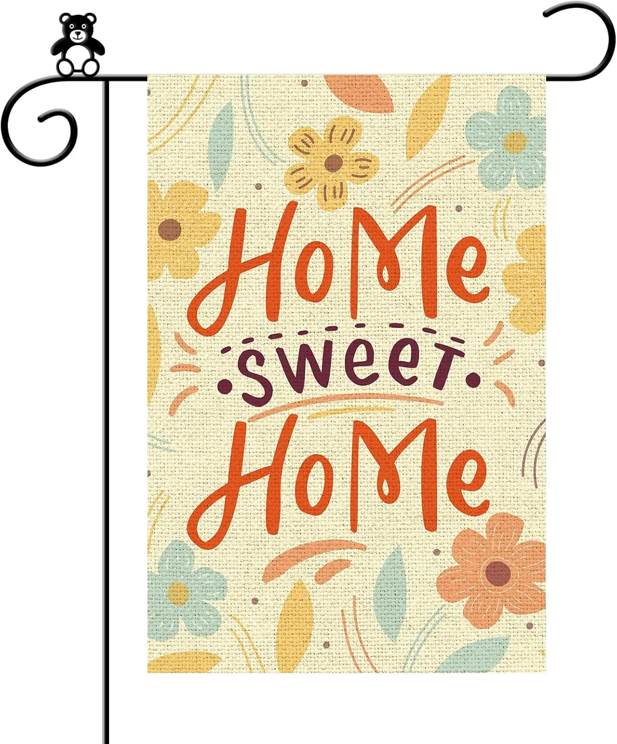 Home Sweet Home Garden Flag Double Sided, Welcome Home Yard Lawn Sign, Welcome Back New Home Party Outdoor Garden Decorations Bu