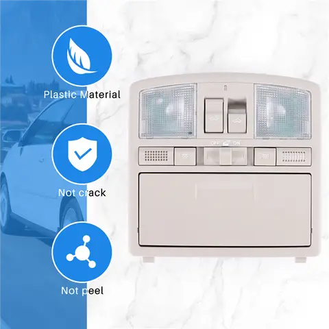 A22F - För Mazda 6 2009-2013 med taklucka, grå takkonsol med nedåtriktad belysning, GS4C-69-970D-75 10 best sales takkonsol - №2