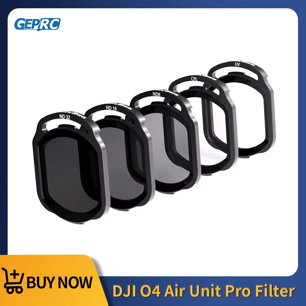 Filtro per Fotocamera GEPRC Aggiornato DJI O4 Air Unit Pro, Filtro UV ND8 ND16 ND32 ND64 in Vetro per Accessori Quadricottero Fai-da-Te