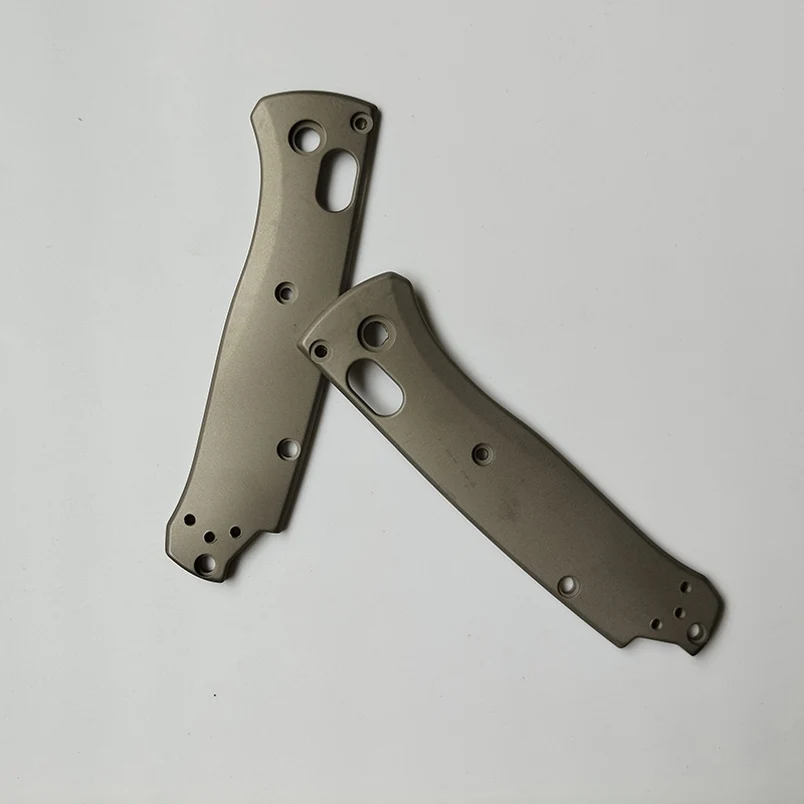 2025 جديد باستخدام الحاسب الآلي مخصص التيتانيوم قبضة مقبض الموازين بقع ل Benchmade Mini Bugout 533 سكين DIY بها بنفسك صنع الملحقات أجزاء