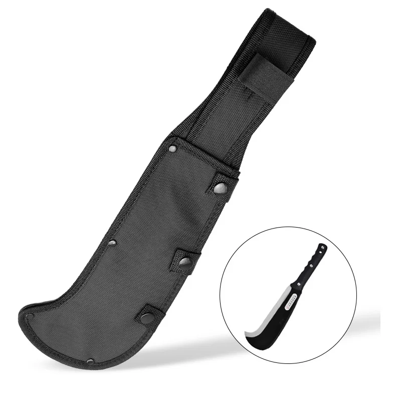 Oxford Cloth Machete Sheath Outdoor Knife Holsters with Fixed Knife Handle Ring Side Draw Sheaths Knife Sleeve Hatchets Cover