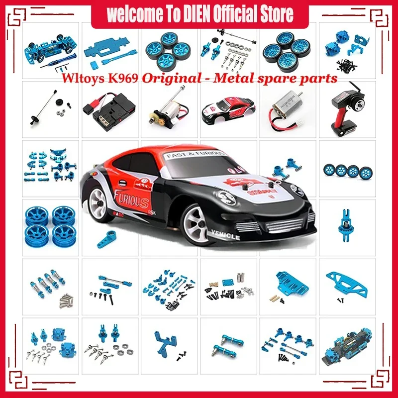 

100% Wltoys XK K989-49 K989-53 Wheel Rim Hub with Tire Tyre for K969 284131 K979 K989 K999 P929 P939 1/28 RC Cars Spare Parts