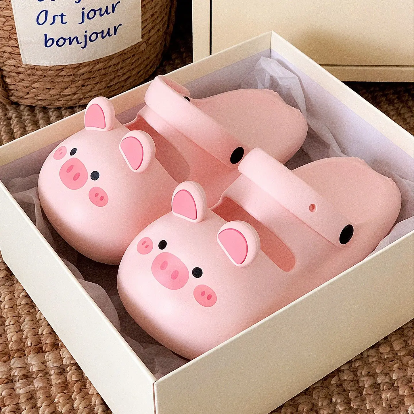 Three-dimensional Cartoon Thick-soled Sandals Summer Outerwear Casual Lightweight Platforms Sandals Sweet Girl Cute Slippers