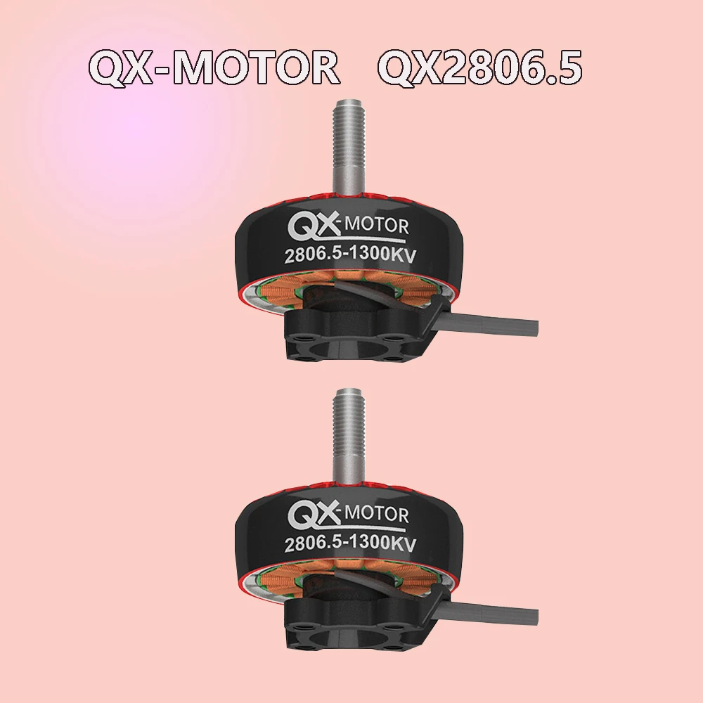 

2PCS 2806.5 1300/1800KV Brushless Motor 3-6S with 1Pair Propeller for APEX Mark4 Mark5 XL5 6 / 7inch FPV Racing Frame Drone