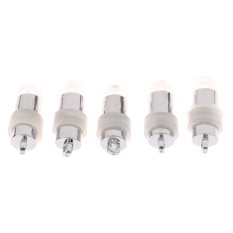 5pcs Non-blinking Mini White LED Lights With Batteries For Balloons Lanterns Floral Party Decoration Waterproof