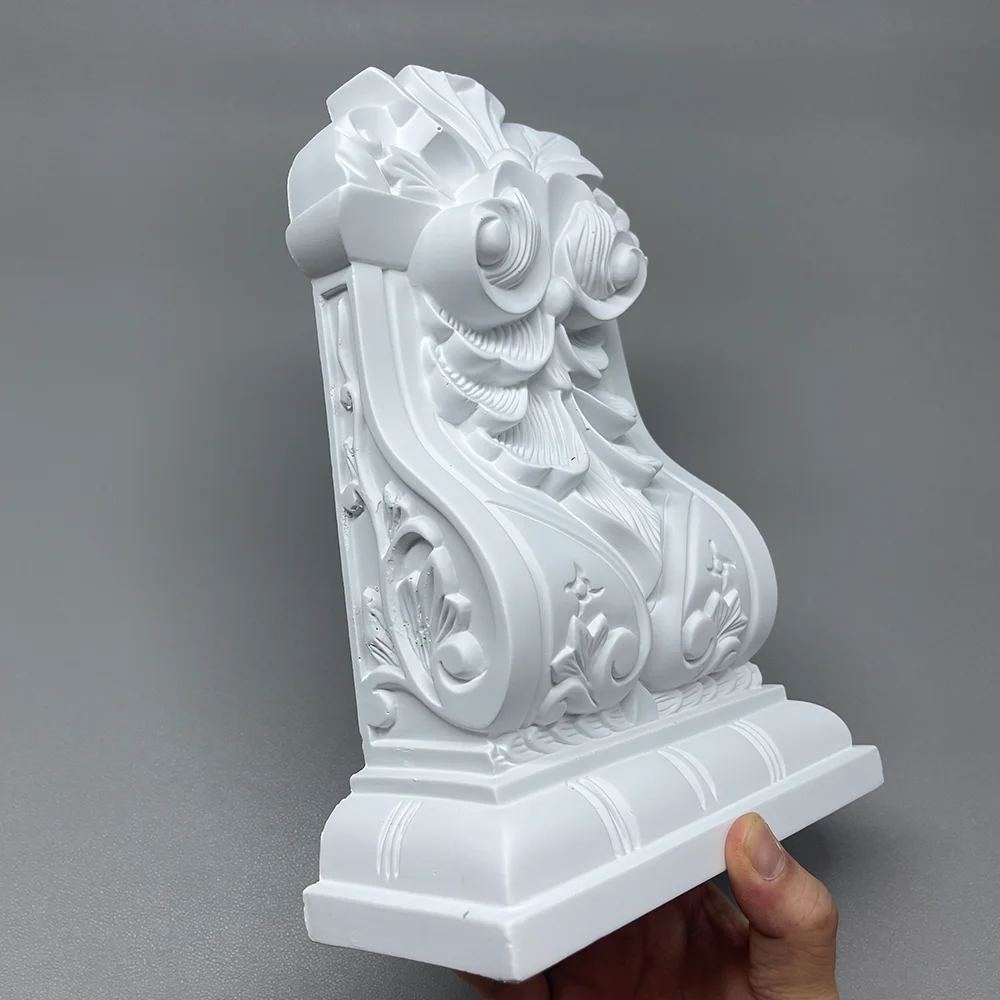 French Pu Beam Support European Imitation Gypsum Arched Door Curved Pass Door Opening Roman Column Column Head Column Head Beam Head C