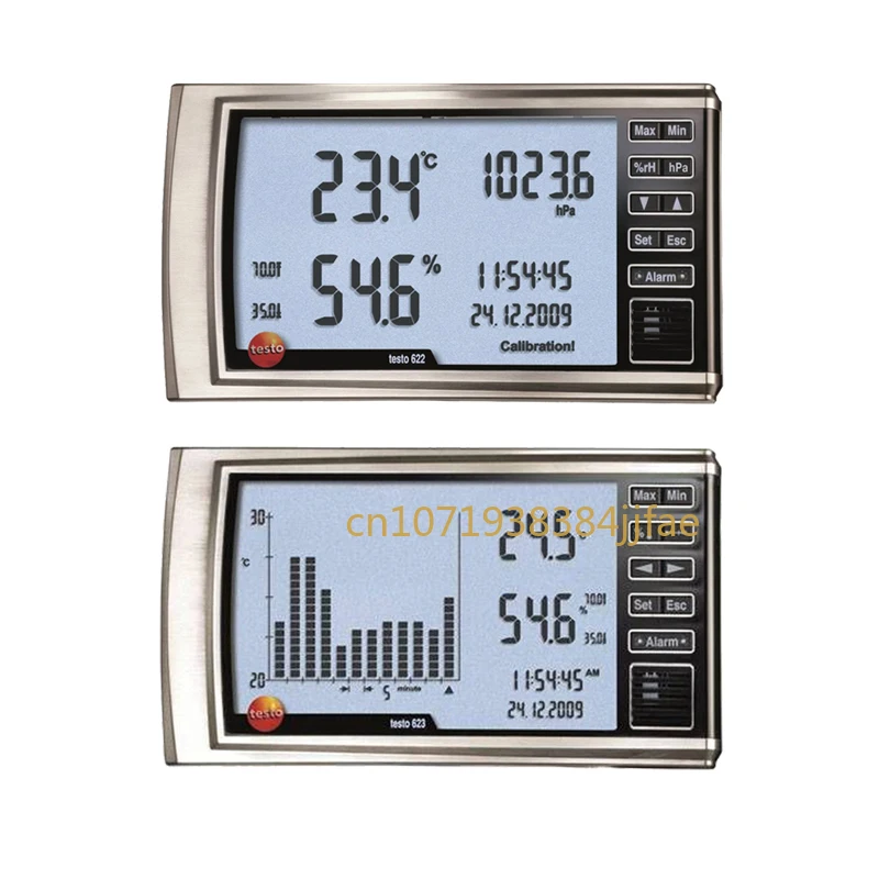 Imagem -06 - Testo 622 Termômetro Digital Barômetro Manômetro Estação Meteorológica