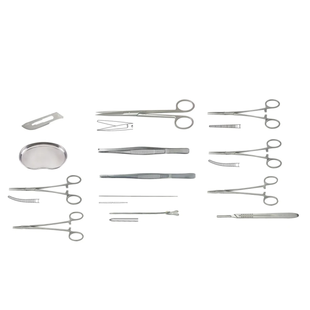 Professional Medical in China Minor Surgery Set Surgical Instruments Kit Stainless Steel Made for Surgical Room