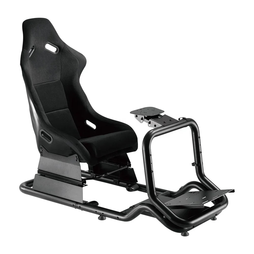 LRS07-BS PC PS4 PS5 Gaming Car Truck Racing Sim Simulator Driving Cockpit Rig For Logite ch G25 G27 G29 G920 Simracing Seat