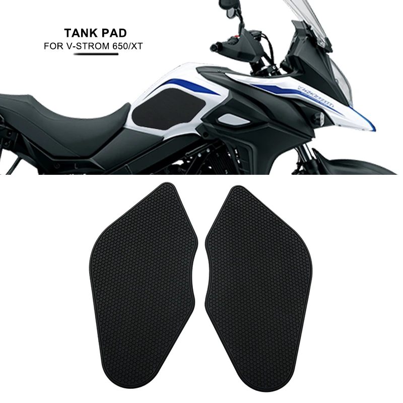 For SUZUKI V-STROM 650 Vstrom 650 DL650 XT 650XT Motorcycle Fuel Tank Pad Sticker Anti-Slip Tank Side Protection Decal 2017-2023