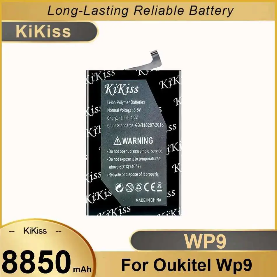 

Mobile Phone Battery For Oukitel WP9 Long-Lasting Performance High Capacity 8850Mah