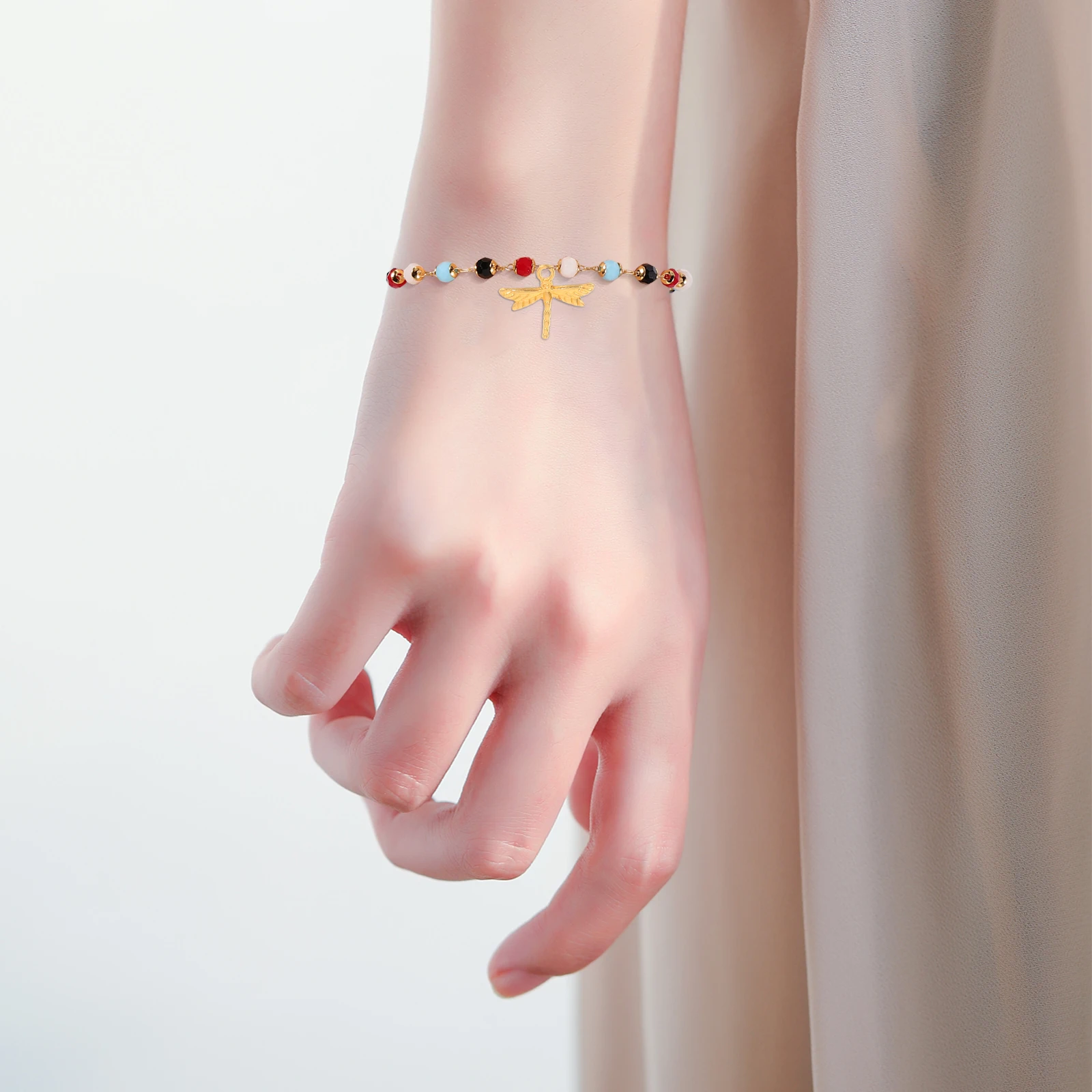 

120 PCS Retro Dragonfly Pendant DIY Necklace Earrings Manual Alloy Charms Jewelry Making