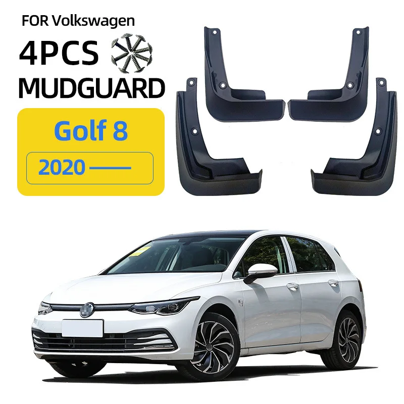 

For 2020-2024 Volkswagen Golf 8 Golf 8 mudguard Mudflaps Front Rear Flares Splash Guards Cover Car Accessoie