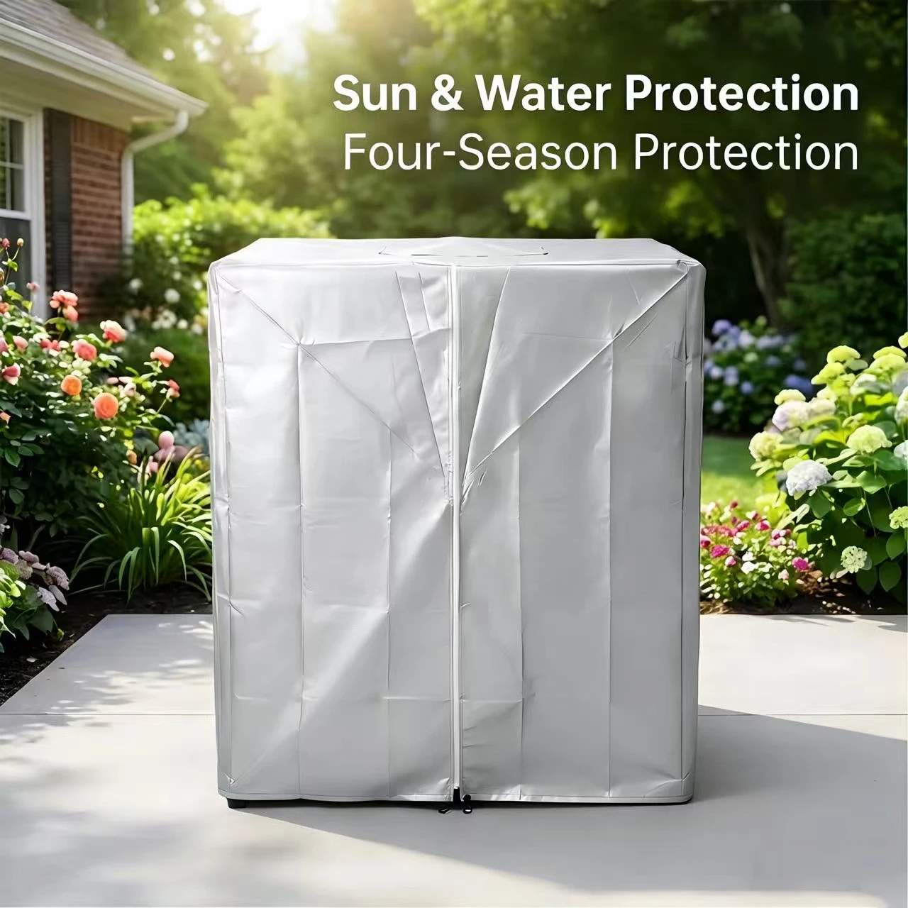 

Heavy Duty IBC Water Tank Cover 275 Gallon Waterproof Anti-Oxidation IBC Tote Cover Water Tank Shield