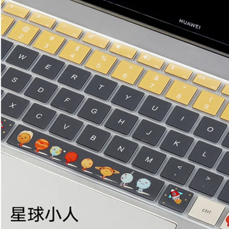 

Keyboard Cover Stickers for Huawei Matebook X Pro 13.9 D14 D15 Soft Silicone English Letters Alphabet Protective Film