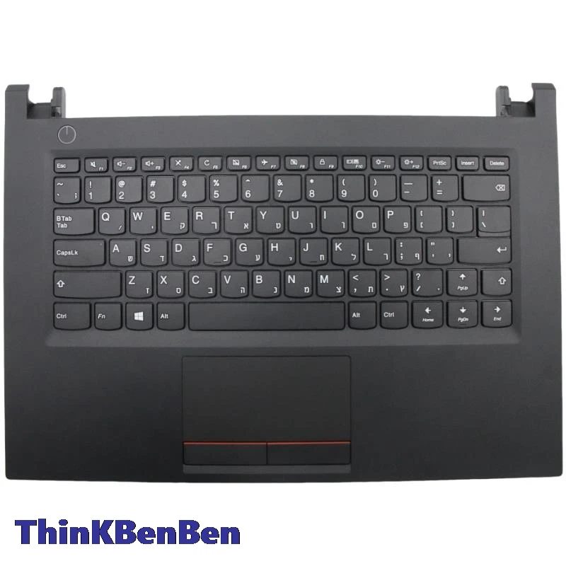 HB Hebrew Canon kalel Clavier Majuscule Noir, Coque Repose-poignets, Juste pour Lenovo Vouvriers, 14, 14IKB, 5CB0M31579